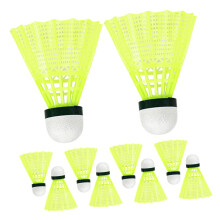 24 pieces plastic badminton nylon plastic yellow