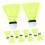 24 pieces plastic badminton nylon plastic yellow 1