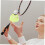 24 pieces plastic badminton nylon plastic yellow 4