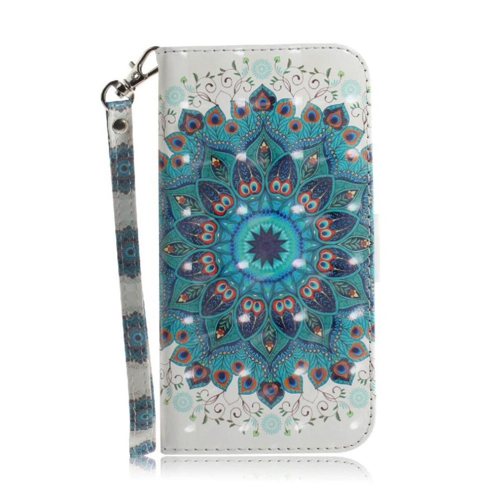 (C3 ) 3D Painted Protective Case For Tecno Spark 20 Pro Plus 4G Card Slots Magnetic Closure Wallet Pu Leather Lanyard 764563106356