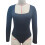 Schwarzer Langarm-Body, Größe S, Rückenlänge 70 cm 3