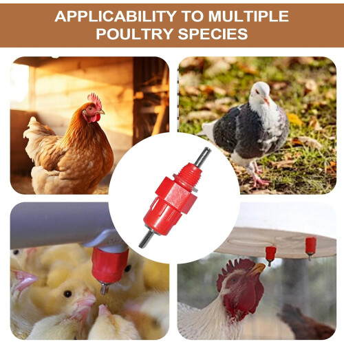Poultry drinking nipple  Automatic chicken drinking system with stainless steel, weatherproof device 2