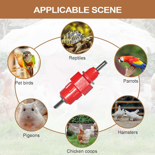 Poultry drinking nipple  Automatic chicken drinking system with stainless steel, weatherproof device 1