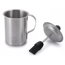 Complete Basting Set Airtight Lid HeatResistant Brush for Cooking, BBQ Grill