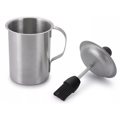 Complete Basting Set Airtight Lid HeatResistant Brush for Cooking, BBQ Grill