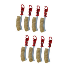 Wire Brush Grill Brush Barbecue Cleaning Brush Steel Wire 4 Pieces x 2