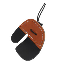 Highquality leather finger guard for archery, robust and elegant finger protector for right arm for shooting and archery accessories Ref: 4382
