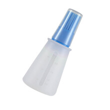 Silicone BBQ bottle brush, High temperature resistant, Multifunctional (Blue)