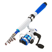 Compact and Baitcasting Fishing Gear for Men and Women Blue