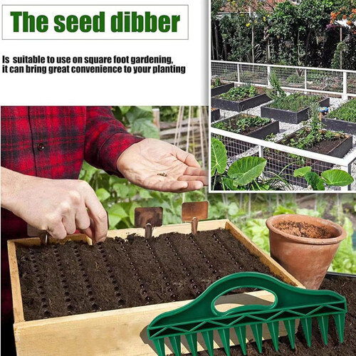 Manual Seedlings Dibber, Multifunctional Seeds, Spacer, Garden Tools 1