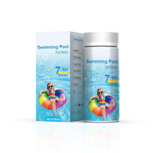 7 Way Pool Test Strips, 100 Strip Water Test for Hot Tub and Spa