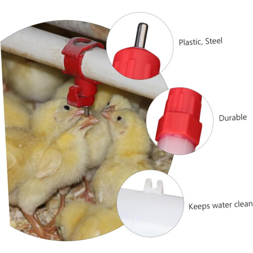 20St Chicken accessories rabbit drinker water dispenser for chickens automatic 2
