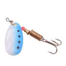 Fishing Wobbler Trout Metal Spoon Spinner Bait Jig Fly Artificial Bait with Treble Swimbait Bass Tackle 3.5 g 5.5 g 60MM 3.5G