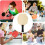 Table Tennis Paddle Base Plate, 5Layer Racket Design Hexagon Shape Exercise Equipment 5