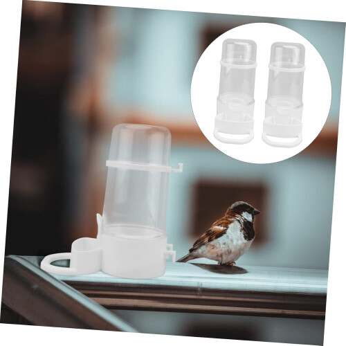 automatic poultry feeder with drinking fountain for birds, splash and leak proof 2