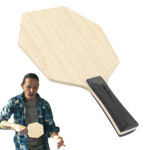 Table Tennis Paddle Base Plate, 5Layer Racket Design Hexagon Shape Exercise Equipment