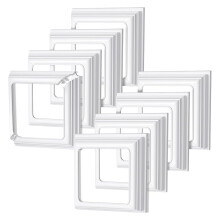 Vinyl Post Trim, Post Base Cover, Pillars Border for Porch, Deck Post Base, Vinyl Post Sleeve, Post Cladding (Pack of 8)
