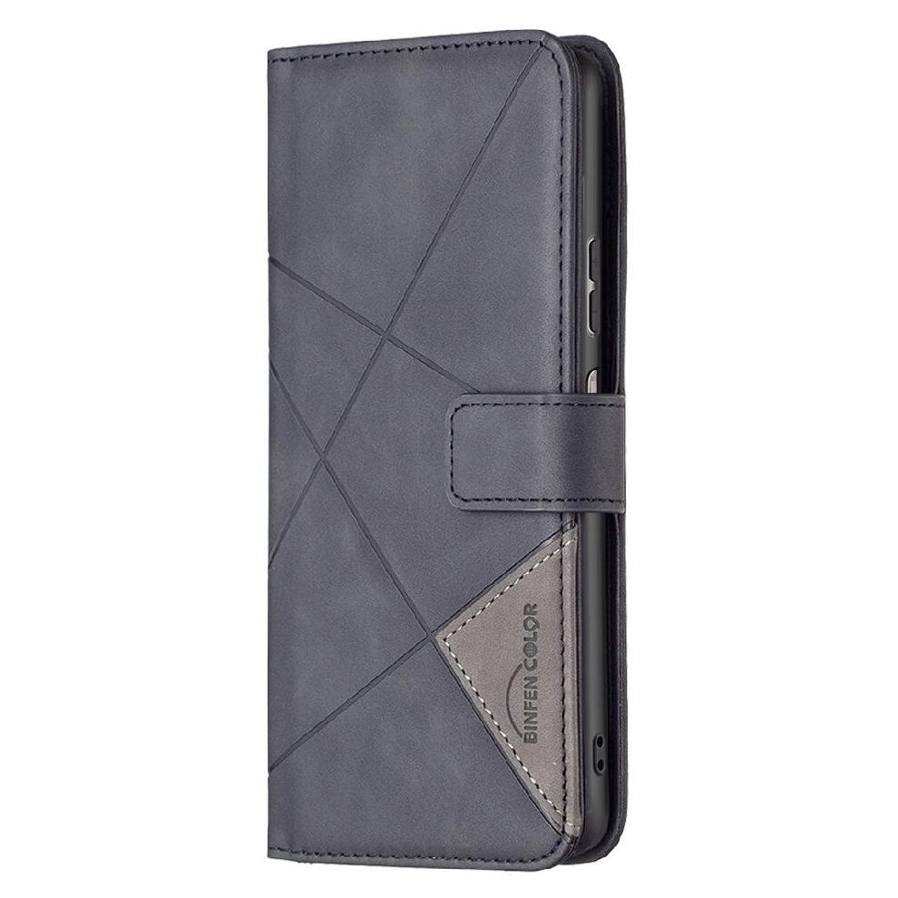 (Black) Flip Case For Samsung Galaxy A03 Pu Leather Protective Card Holder Kickstand Magnetic Shockproof Black 764563110810