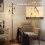 Homcom HOMCOM Industrial 3-Light Floor Lamp Dimmable LED Standing Lamp, Black 3