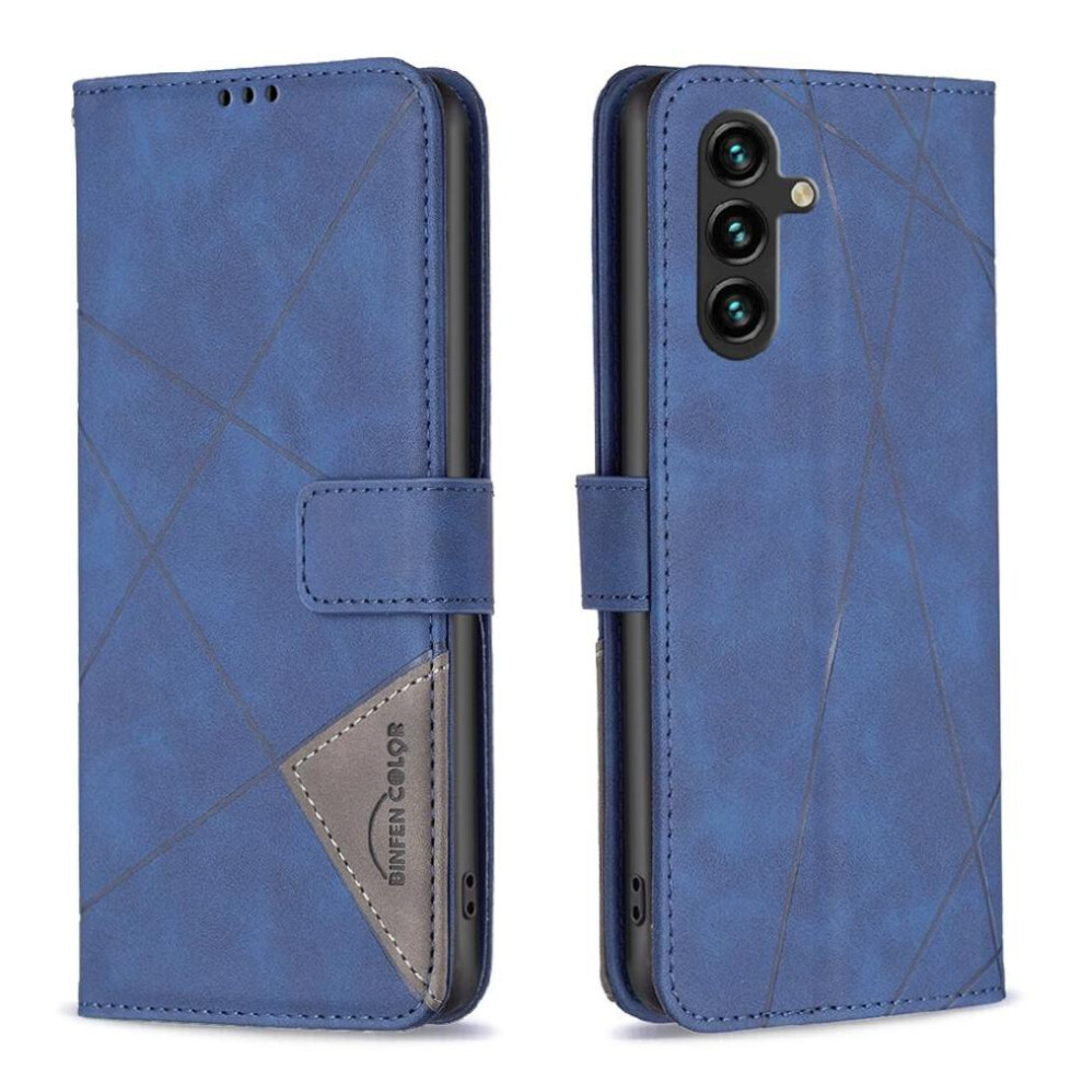 (Blue) Flip Case For Samsung Galaxy A14 5G Shockproof Pu Leather Card Holder Kickstand Protective Magnetic Blue 764563112333