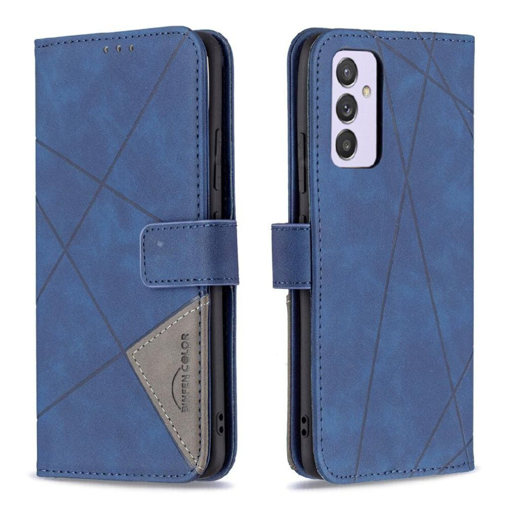 (Blue) Flip Case For Samsung Galaxy A82 5G Pu Leather Protective Card Holder Kickstand Magnetic Shockproof Blue 764563113958