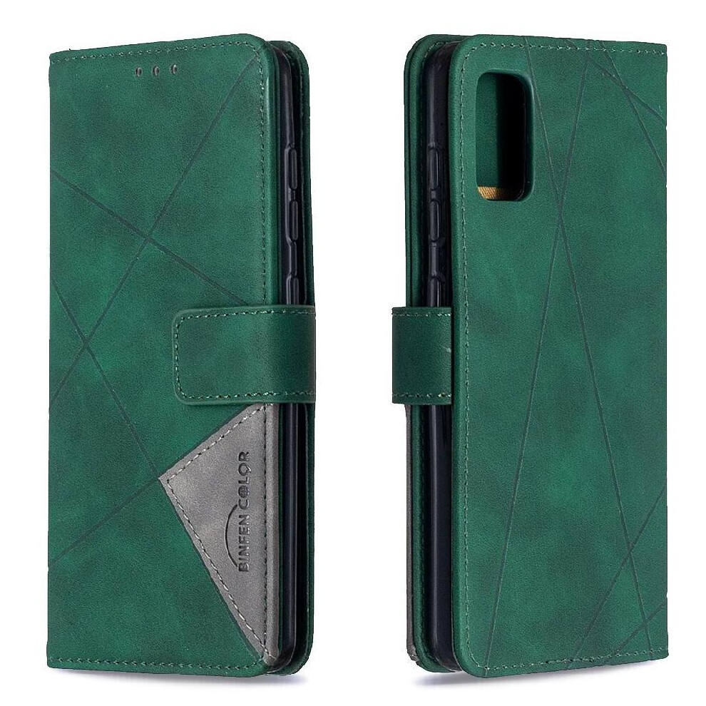 (Green) Flip Case For Samsung Galaxy A41 Pu Leather Shockproof Protective Card Holder Kickstand Magnetic Green 764563113224
