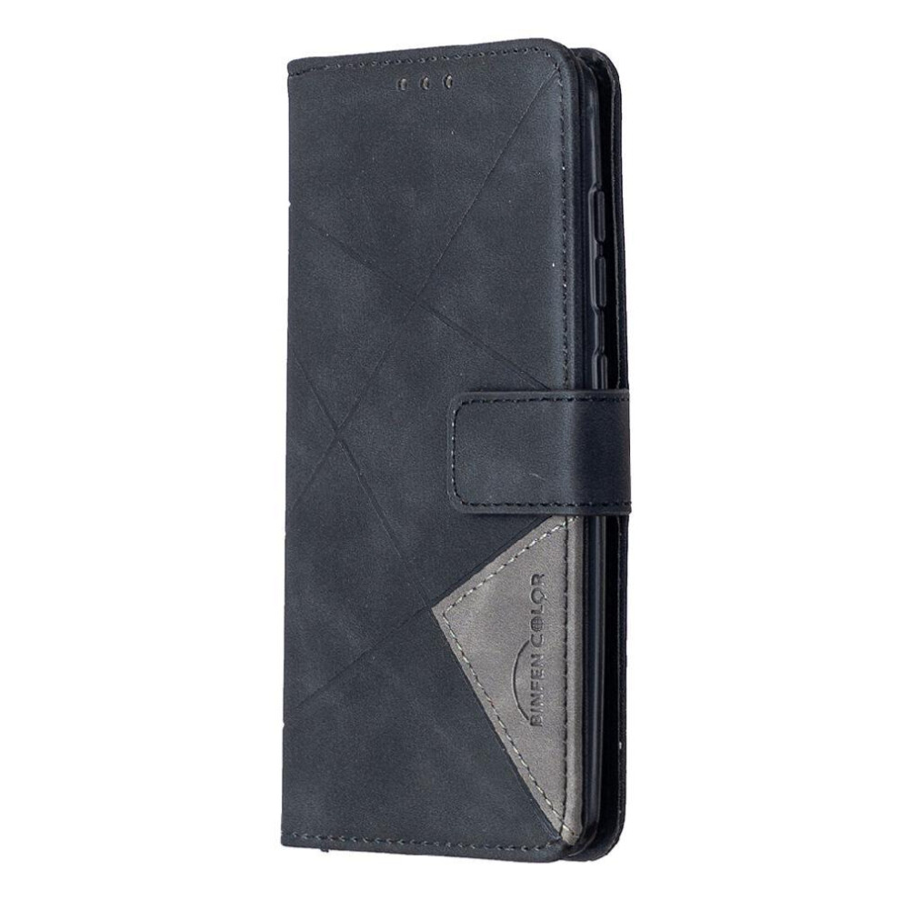 (Black) Flip Case For Samsung Galaxy A41 Pu Leather Shockproof Protective Card Holder Kickstand Magnetic Black 764563113217