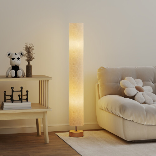 Homcom HOMCOM LED Floor Lamp with 3000K/4500K/6500K Colour Temperatures, Grey