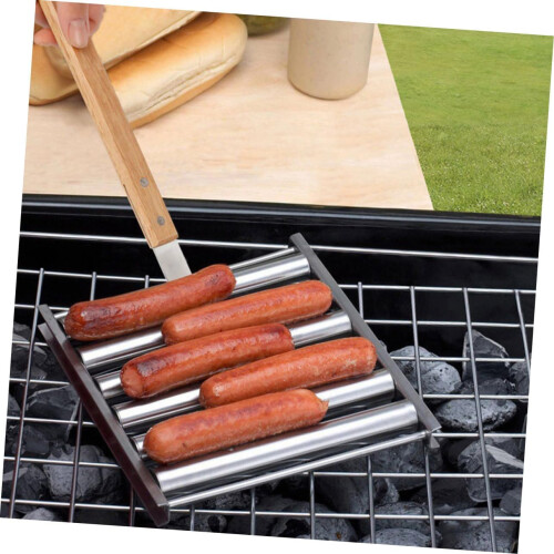 Sausage Grill Stand for Outdoor BBQ, and Rustproof 1