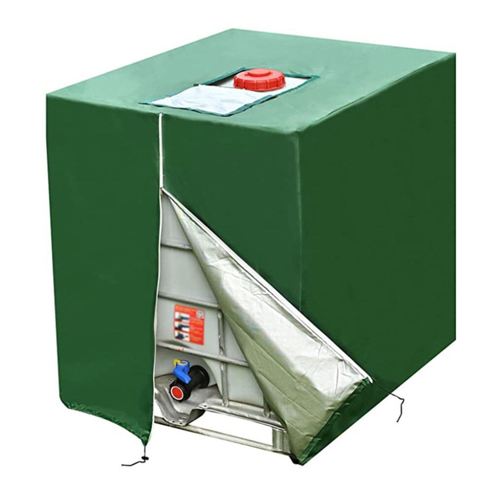 Ibc Tank Cover, 1000L 210D Oxford Fabric,, Dustproof (Green) Green 6276012673264
