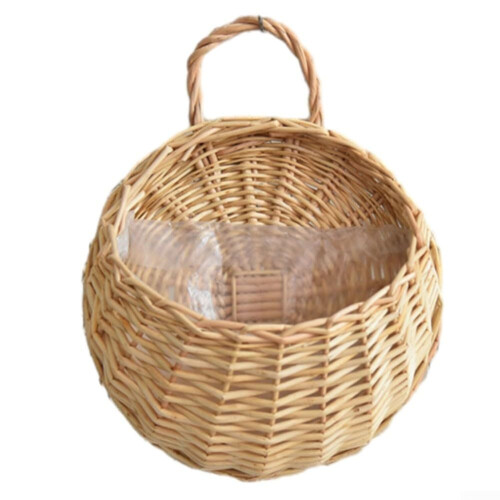 Create an elegant and natural atmosphere with a braided basket (Beige – M)