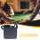 Pool ball travel bag – portable, lightweight organizer with shoulder strap 3