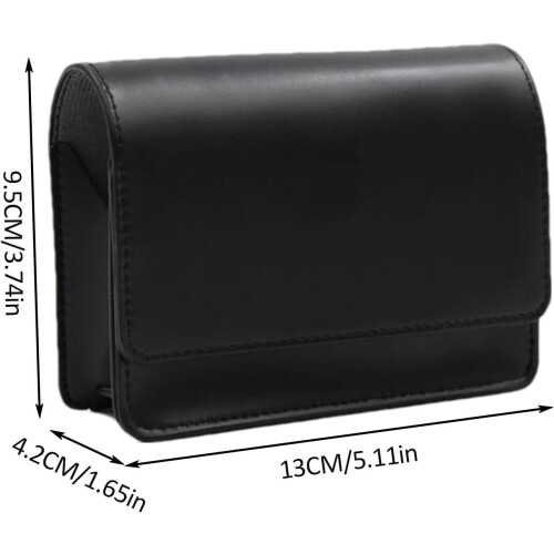 Golf Rangefinder Case   Leather, Waist Bag, black 2