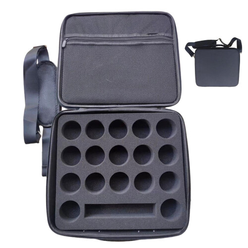 Billiard Ball Case with Carry Handle and Shoulder Strap for 21/4 Inch Balls