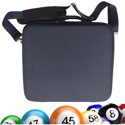 Billiard Ball Case with Carry Handle and Shoulder Strap for 21/4 Inch Balls 1