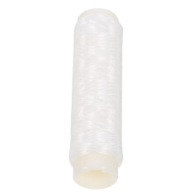3 Rolls Braided Fishing Line Elastic Thread for Lures Accessories White Nylon