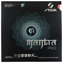 Mantra Pro M Table Tennis Pad 2.1 mm Black