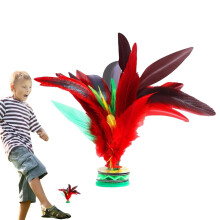 JIANZI Shuttlecock Shuttlecock Chinese Shuttlecock Colorful Kick Shuttle Sports Equipment (Sturdy Design) for Indoor Outdoor Kids Adults Competition