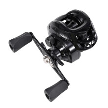 Baitcaster Fishing Reel Black Versatile for Fishing Activities