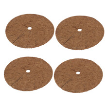 Kokos Mulch Discs Round Weed Control Mat Made of Coconut Fiber For Plants Flower Pots And Tree Protection Natural Plant Mat Diameter