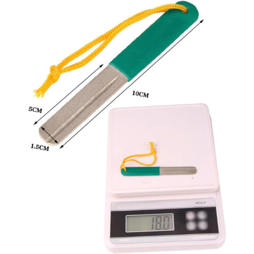 Sharpening Stone Fishing Tackle Hook Sharpening Files Diamond Grinding Stones 2