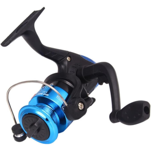 Angeling reel with line roller metal construction 200 yards capacity galvanized 2
