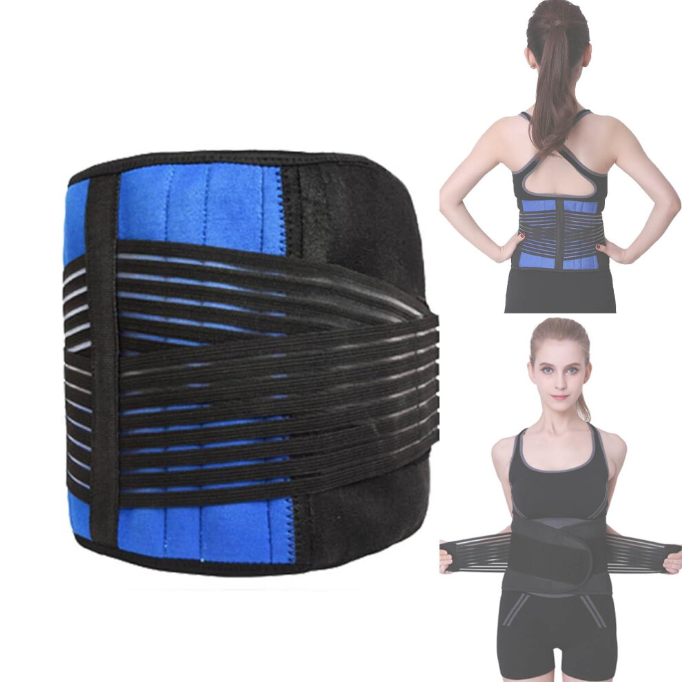 Lumbar support belt, Medical posture corrector, stabilizes lumbar spine, keeps warm, support for back pain