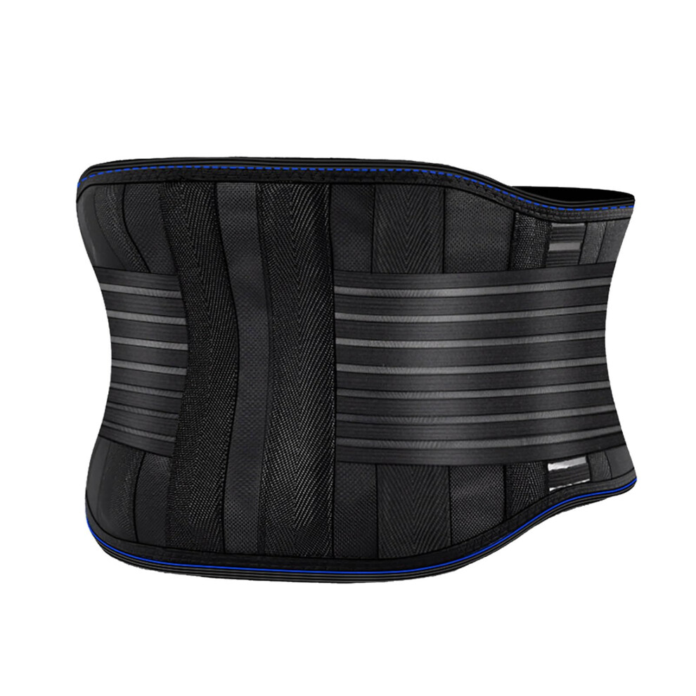 Lumbar Support Belt with 20 Magnets, 4 Steel Plates, Stabilise Spine, Relieve Pain, X