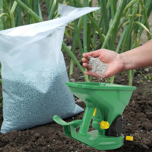 Gardening Seed Distributor, 1.5L, Valve Switch, Hand Crank 1