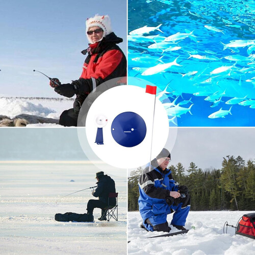 Automatic winter ice fishing rod  Coldresistant, stable floating flag 2