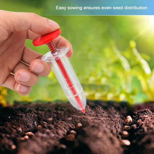 Mini Seed Sower, Seed Dispenser, Provides Even Seed Distribution for Garden 1
