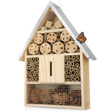 Large Insect Hotel Natural Weatherproof, Insect House for Bees, Wild Bees, Ladybirds Butterflies
