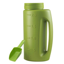 Handheld Seed Distributor, 2L Fertiliser Spreader, Ice Melting Distributor, Garden Fertiliser Plants Food Distributor, Handheld Lawn Fertiliser Bottle