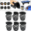 6piece pool table set, pool cue case, black pool cue, entertainment net, snooker baskets 4